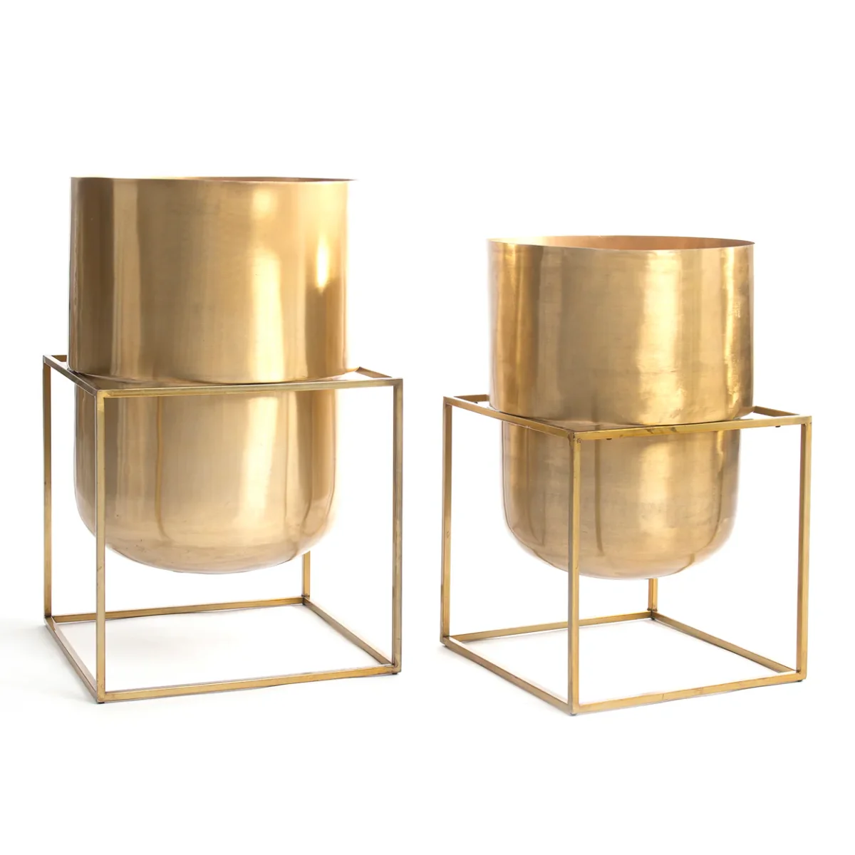THE SQUARE BOX Fioriera in ottone